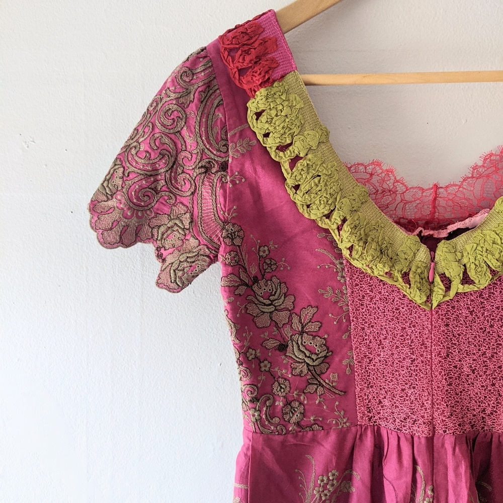 ❣️SOLD❣️Save the Queen Embroidered Dress - Picture 7 of 10